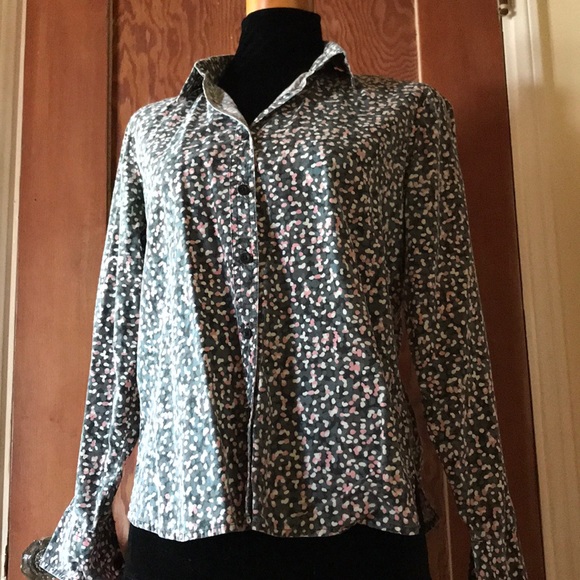 Super Speckly Cotton Button-Up Shirt by Architect - Picture 1 of 7